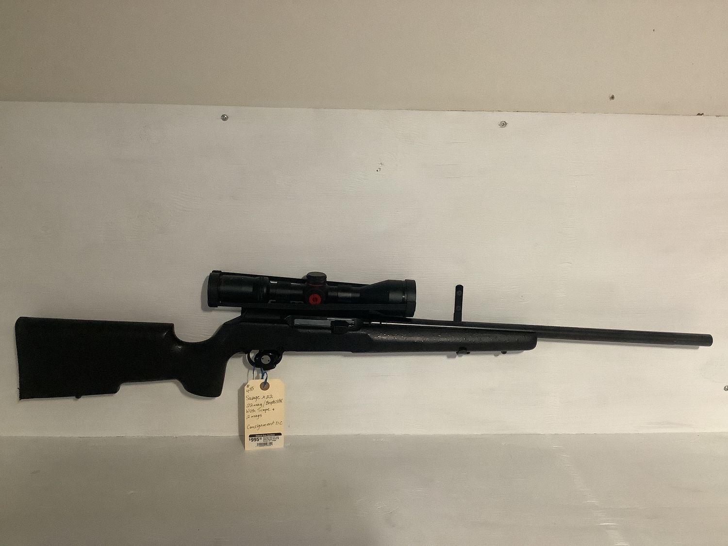 Savage A22 22 mag With Boyds Stock &amp; Scope &amp; 2 mags