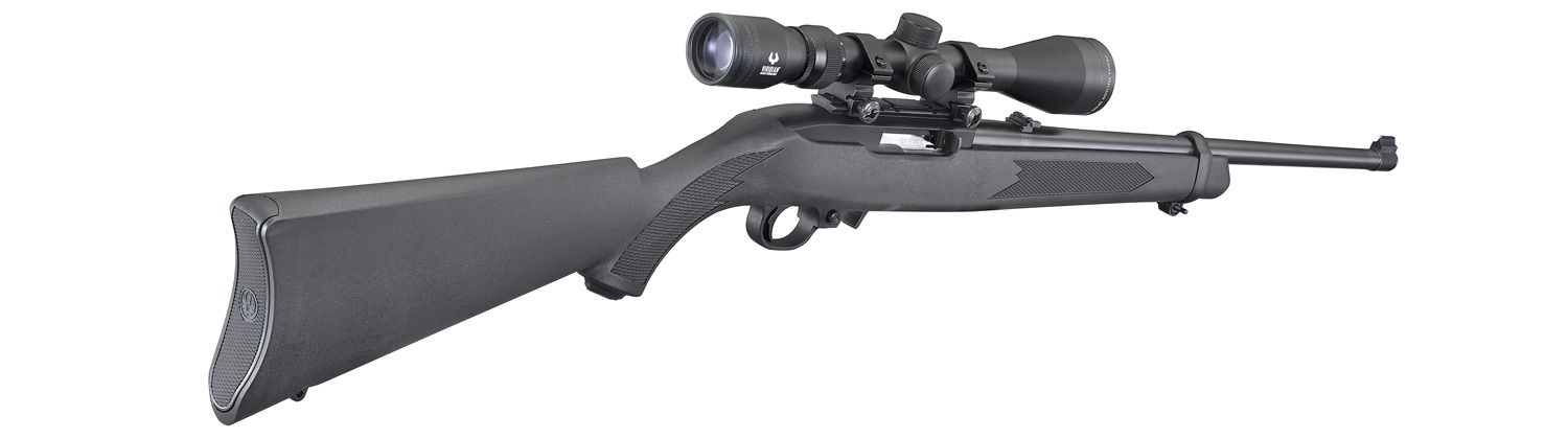 Ruger 10/22 SYN/BLK 22lr With scope/ Hard Case