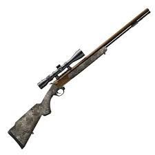 Traditions Nitrofire 50 cal Firestick 26&quot; Black Cerakote Barrel Veil Mimic Stock With 3.5-10x44 Scope
