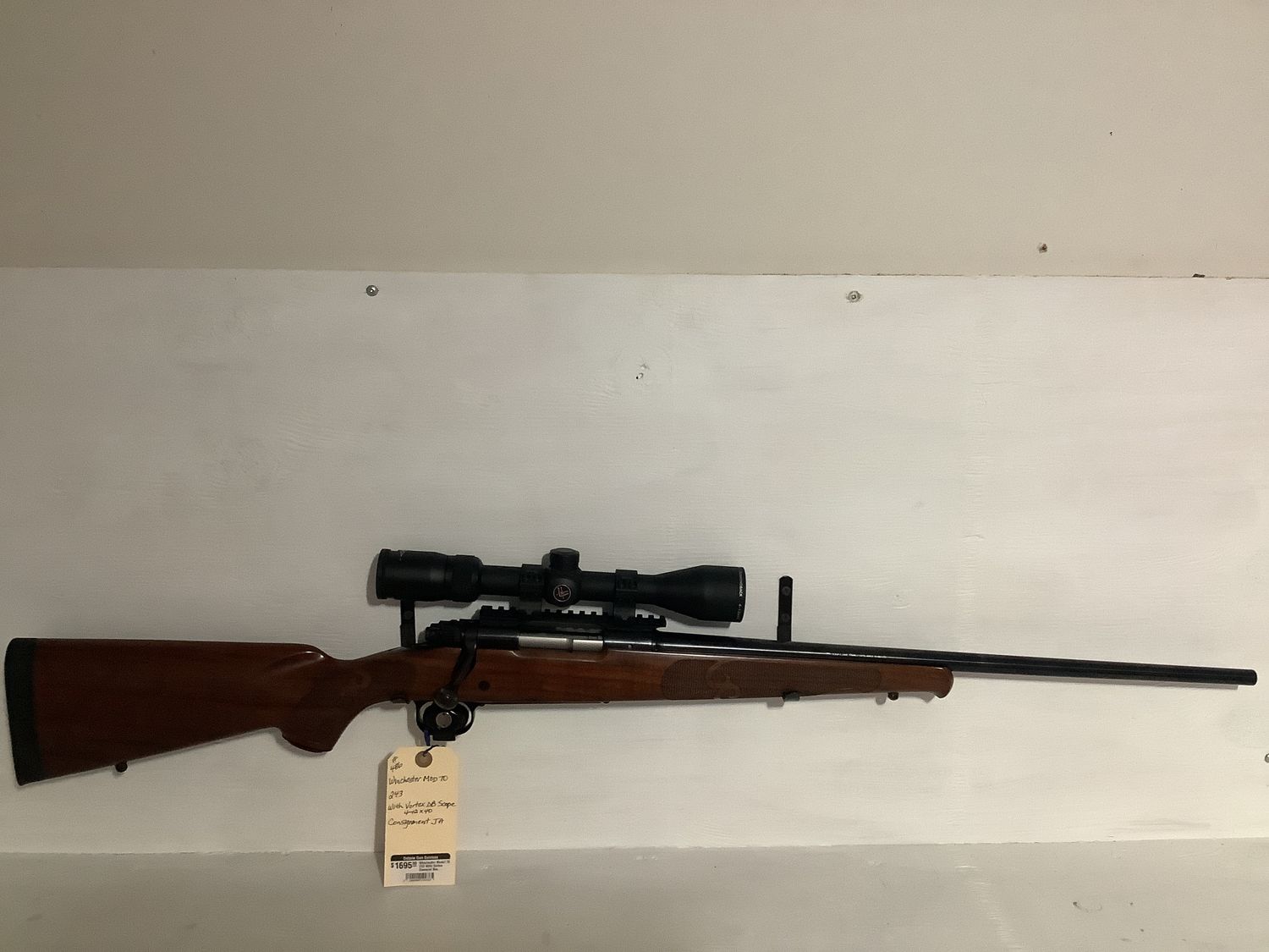 Winchester Model 70 243 With Vortex Diamond Back Scope 4-12x40