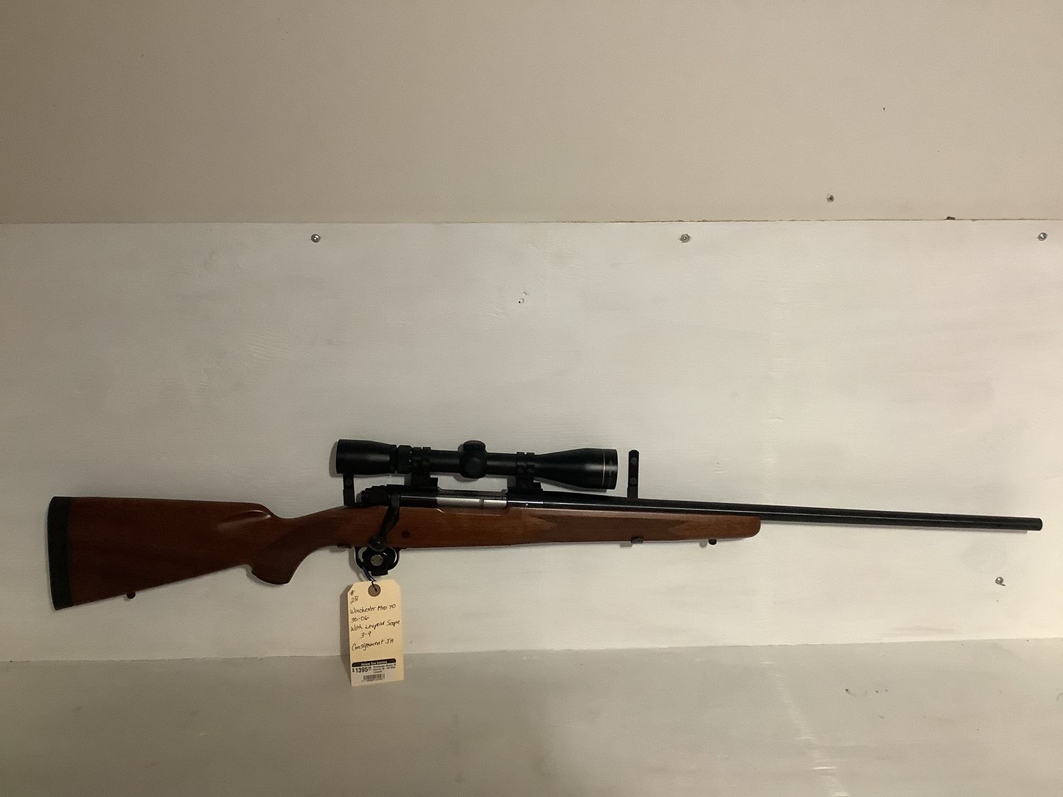 Winchester Model 70 Sporter 30-06 With Leupold 3-9x40 Scope &amp; Box