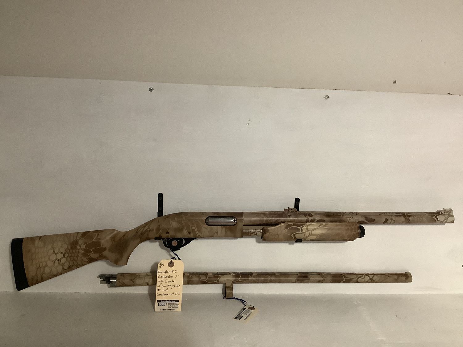 Remington 870 Wingmaster 12ga 3" Combo 21" Smooth Barrel With Choke 30" Full Choke Remington 870 Wingmaster 12ga 3" Combo 21" Smooth Barrel With Choke 30" Full Choke