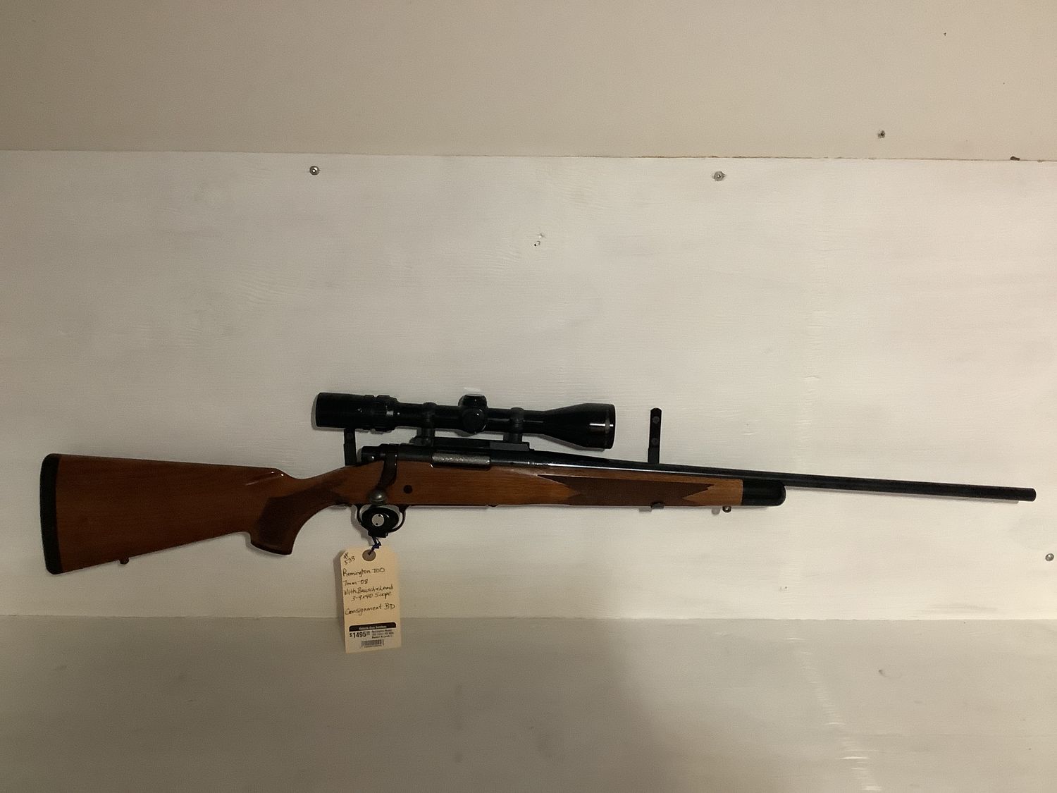 Remington Model 700 7mm-08 With Bausch &amp; Lomb 3-9x40 Scope