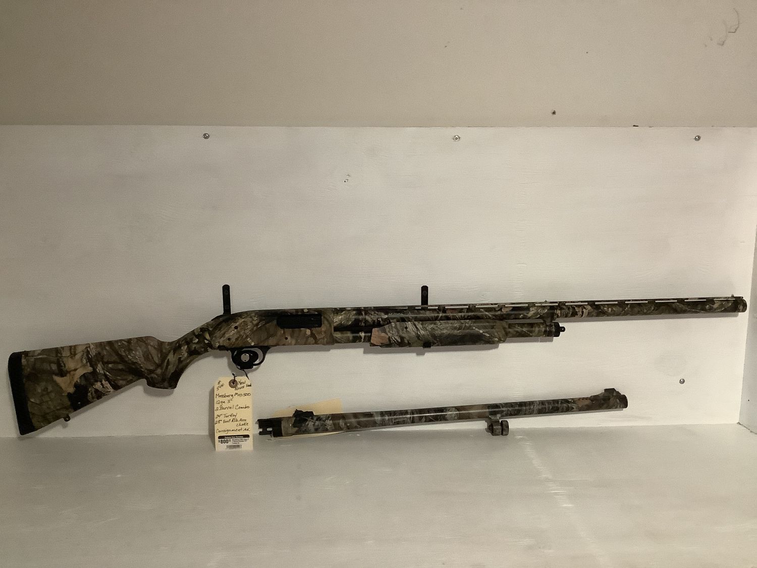 Mossberg 500 12ga 3&quot;  2 Barrel Combo 24&quot; Turkey &amp; 28&quot; VR *New Never Fired