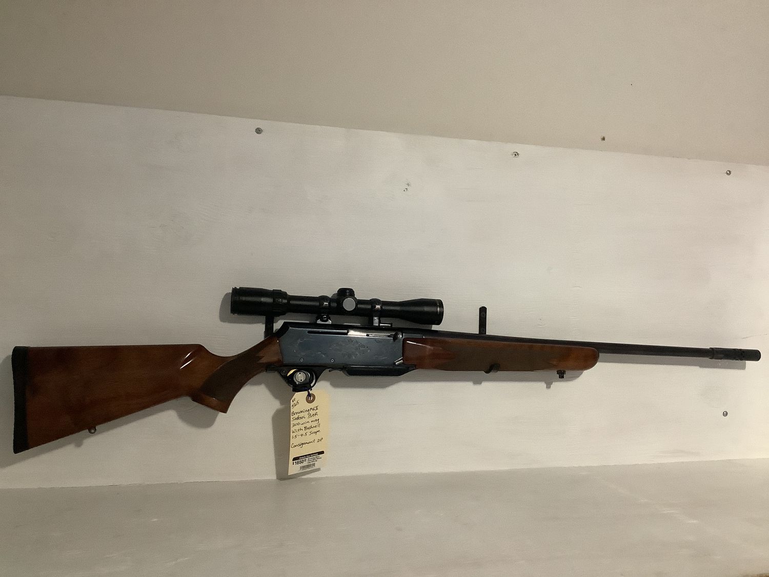 Browning MK II Safari BAR 300win mag With Bushnell Scope Has Browning Boss Muzzle Brake Browning MK II Safari BAR 300win mag With Bushnell Scope Has Browning Boss Muzzle Brake