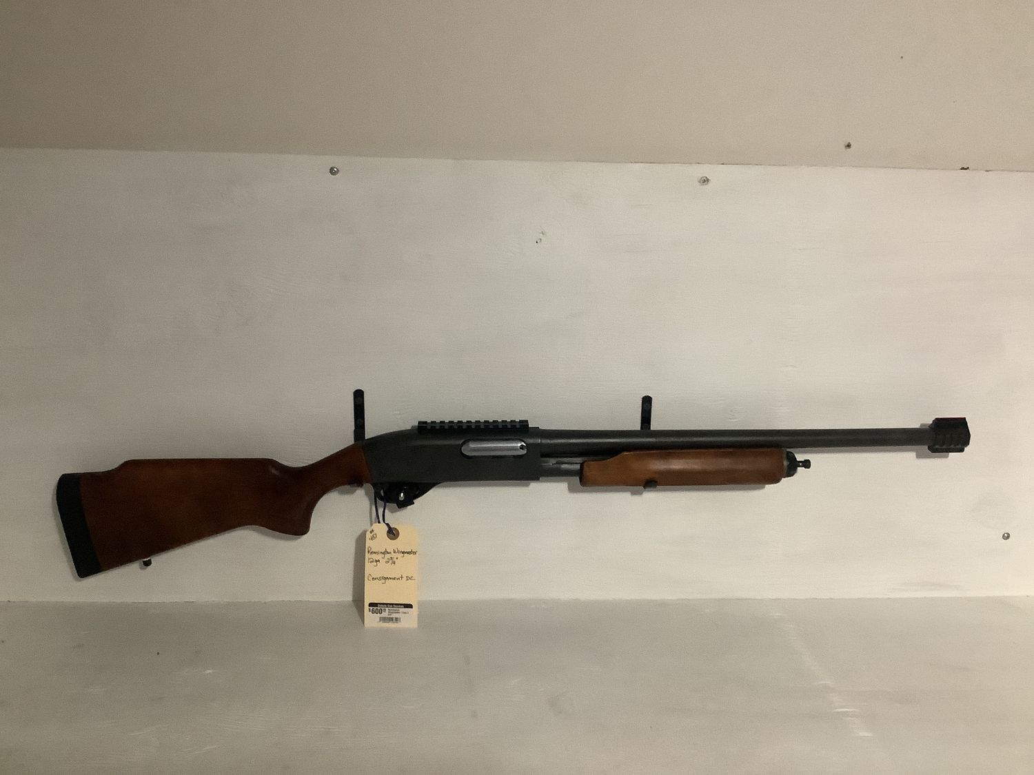 Remington Model 870 Wingmaster 12ga 3" 20" Smooth Barrel Rifled Sights Fixed Imp Cyl With Scope Base