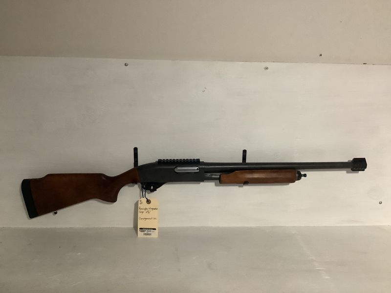 Remington Model 870 Wingmaster 12ga 3" 20" Smooth Barrel Rifled Sights Fixed Imp Cyl With Scope Base