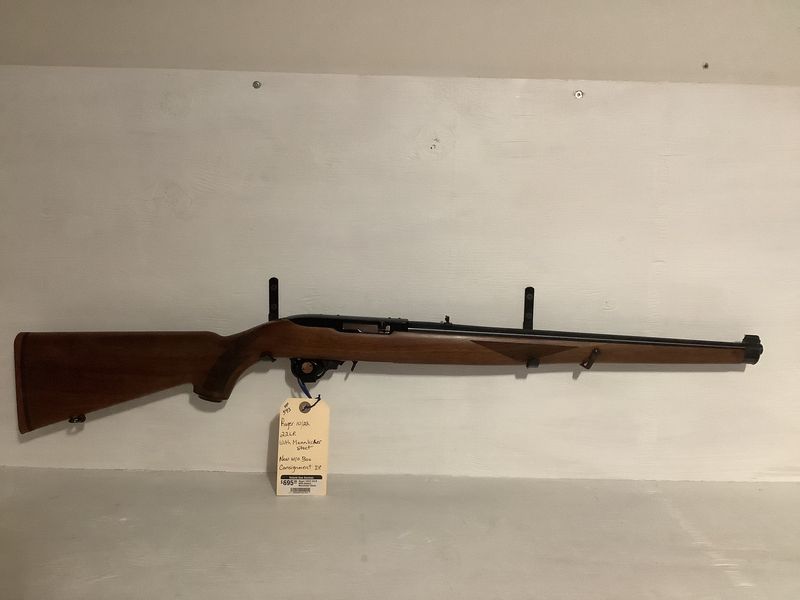 Ruger 10/22 .22 LR with Walnut Mannlicher Stock — Like New, w/o Box Ruger 10/22 .22 LR with Walnut Mannlicher Stock — Like New, w/o Box