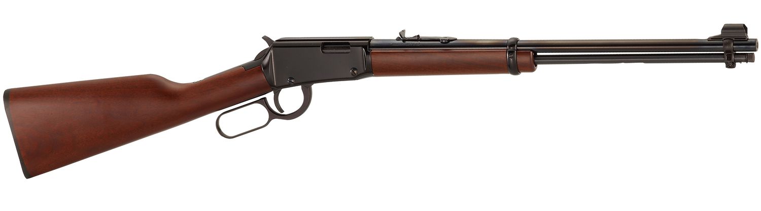 HENRY H001 22LR LEVER-ACTION BLUED ROUND BARREL WALNUT STOCK