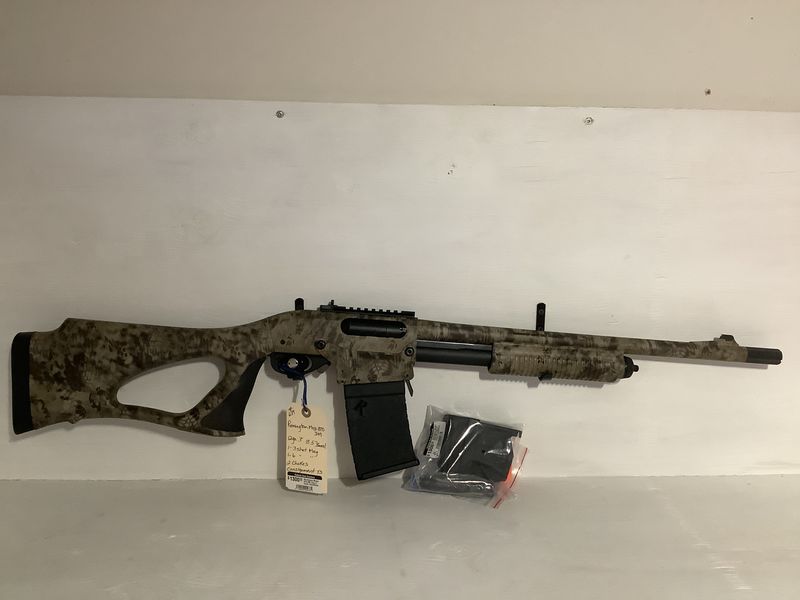 Remington Model 870 DM 12ga 3" Camo Thumbhole Stock 18.5" Barrel With 2 Chokes & 2 Mags 3rnd & 6rnd Remington Model 870 DM 12ga 3" Camo Thumbhole Stock 18.5" Barrel With 2 Chokes & 2 Mags 3rnd & 6rnd