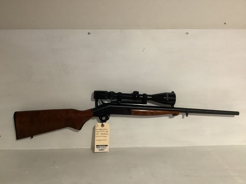 New England Arms Handi Rifle Heavy Barrel 223cal With Scope New England Arms Handi Rifle Heavy Barrel 223cal With Scope