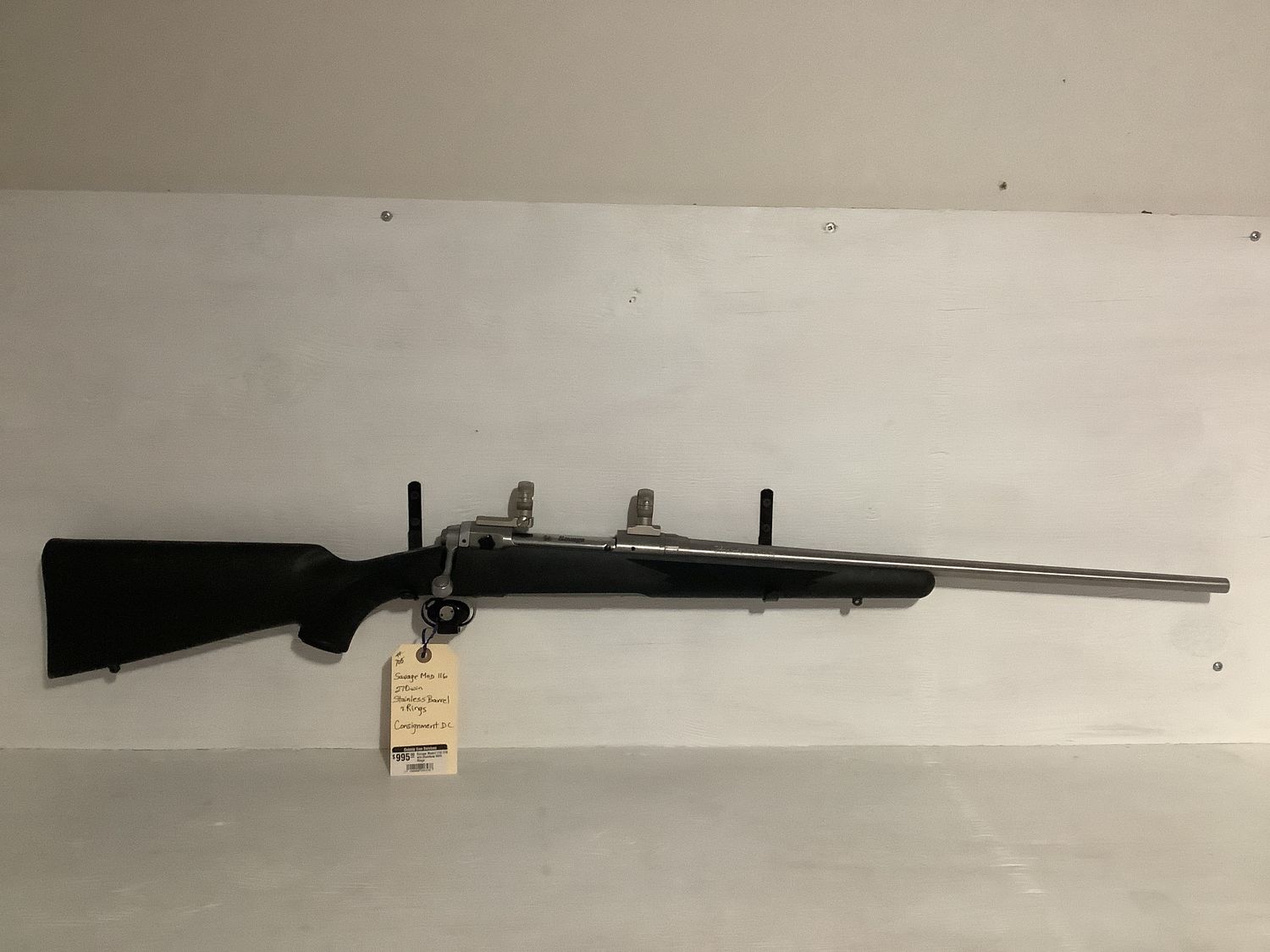 Savage Model 116 270 win Stainless With Rings Savage Model 116 270 win Stainless With Rings