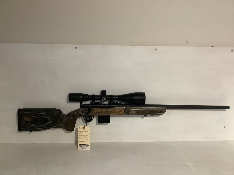 Mossberg Model MVP 5.56 Grey Laminate Stock Fluted Heavy Barrel With 4x16 Scope