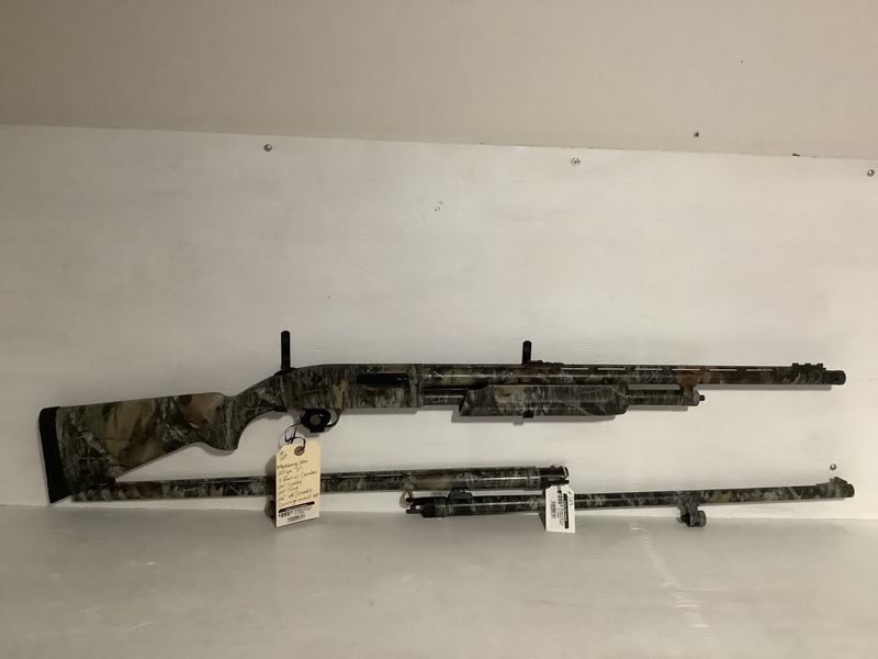 Mossberg 500 20 ga 3" 3 Barrel Combo 24" Turkey Barrel Turkey Sights Turkey Choke 24" Rifled Barrel Rifled Sights 26" Vent Rib With Choke *Very Good Condition Mossberg 500 20 ga 3" 3 Barrel Combo 24" Turkey Barrel Turkey Sights Turkey Choke 24" Rifled Barrel Rifled Sights 26" Vent Rib With Choke *Very Good Condition