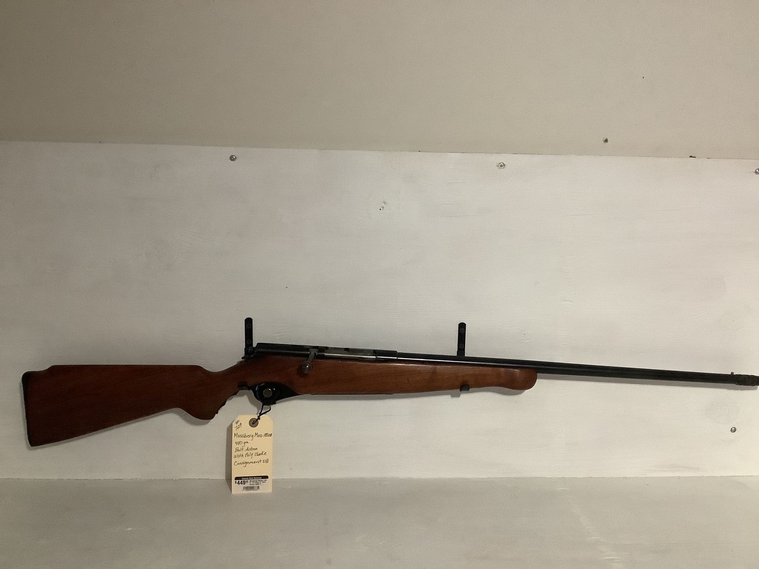 Mossberg Model 183 D-B 410ga 3" Bolt Action With Poly Choke Mossberg Model 183 D-B 410ga 3" Bolt Action With Poly Choke