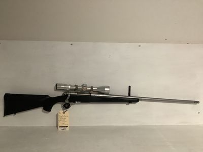 Remington Model 700 300 Win Mag Stainless Barrel &amp; Detachable Magazine  Black Stock Comes With 3-9x40 Bausch &amp; Lomb Scope