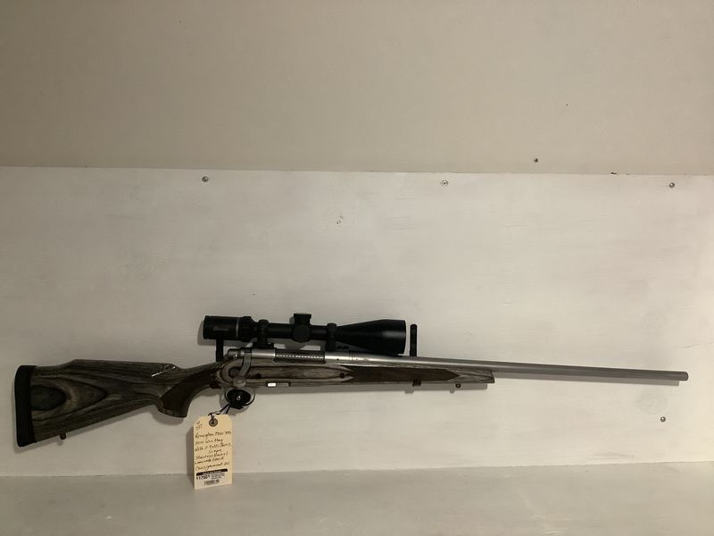 Remington Model 700 300 Win Mag Stainless Barrel & Detachable Magazine Laminate Stock With Burris 3-9x50 Burris Scope Remington Model 700 300 Win Mag Stainless Barrel & Detachable Magazine Laminate Stock With Burris 3-9x50 Burris Scope