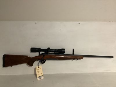 Browning X-Bolt .223 Remington Bolt Action Rifle - Wood Stock, Blued Barrel, Bushnell Legend Scope &amp; Ammunition