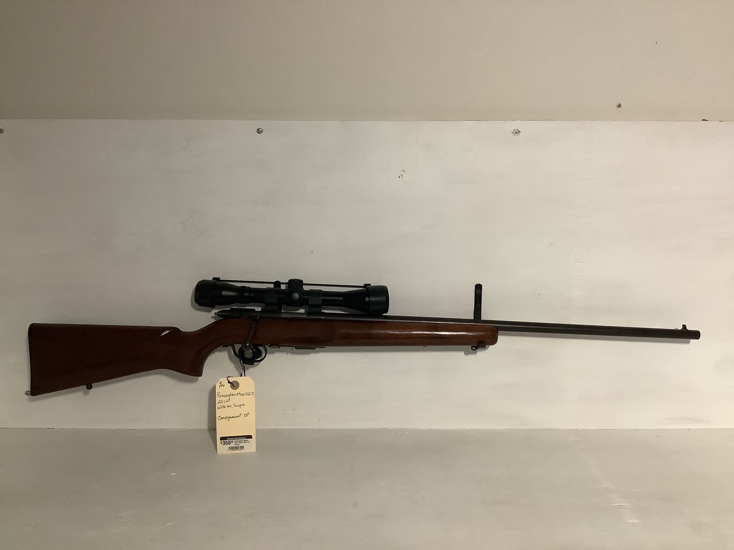 Remington Model 521T 22cal With 4x Scope Remington Model 521T 22cal With 4x Scope