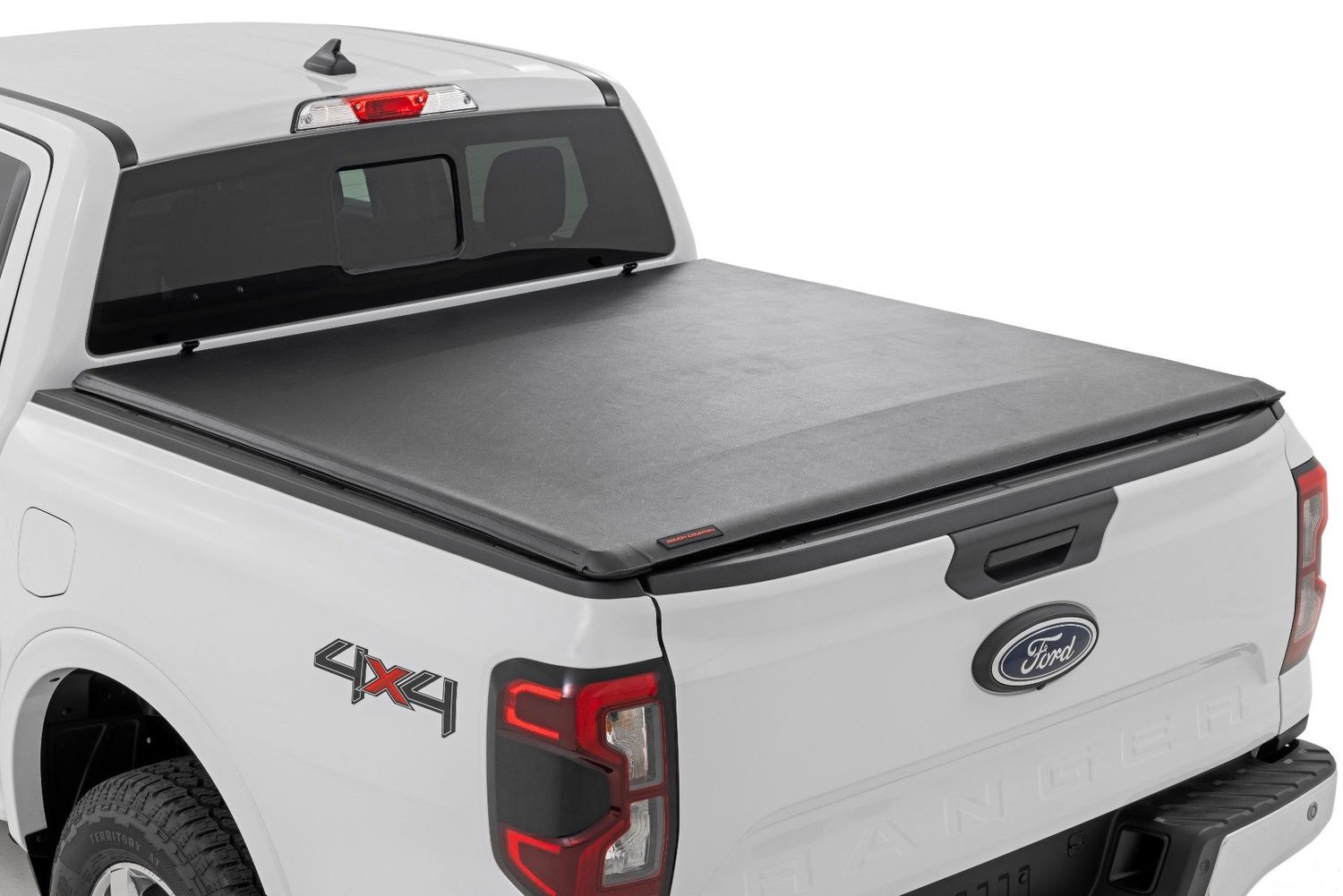 Rough Country Soft Roll Up Bed Cover 5' Bed | Ford Ranger 2WD/4WD (2024-2025) - 42219550