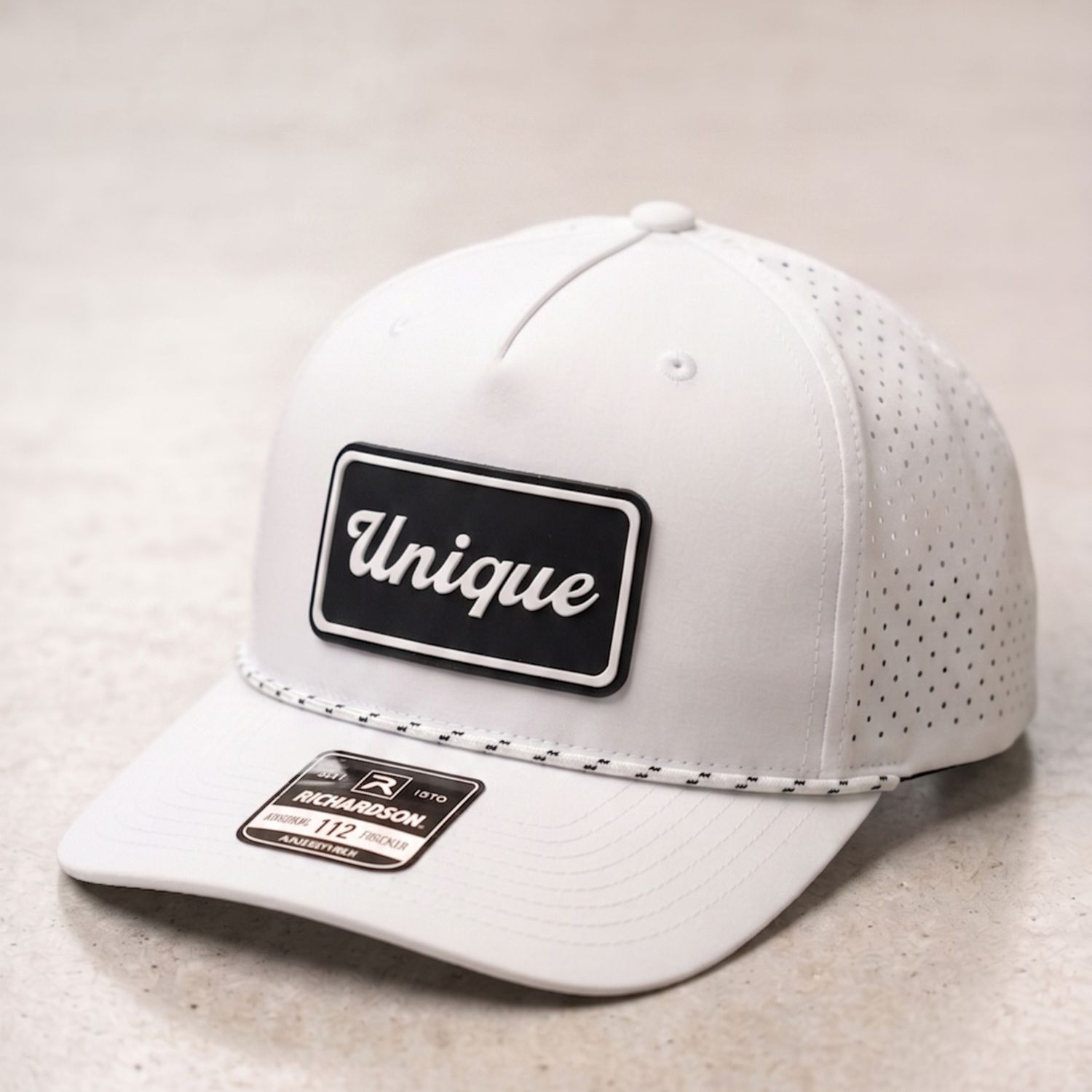 Richardson Unique Rope Hat , Color: White Unique