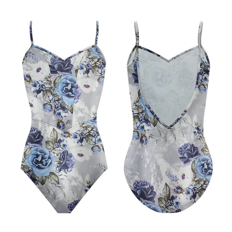 Jardin Bleu Rose Leotard