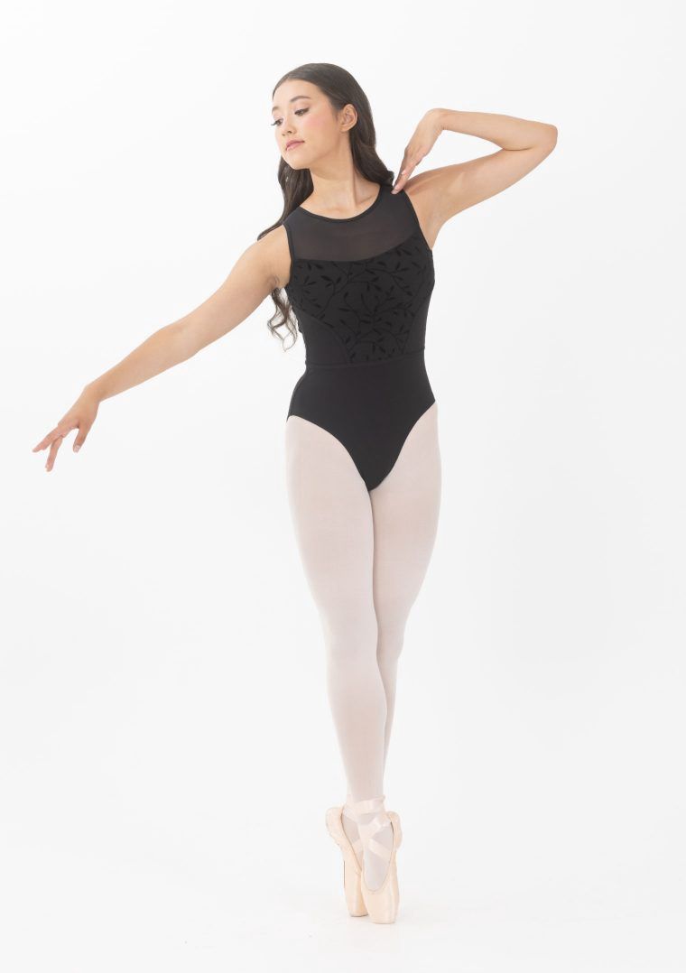 Louisa Leotard, Size: CHS, Colour: BLACK