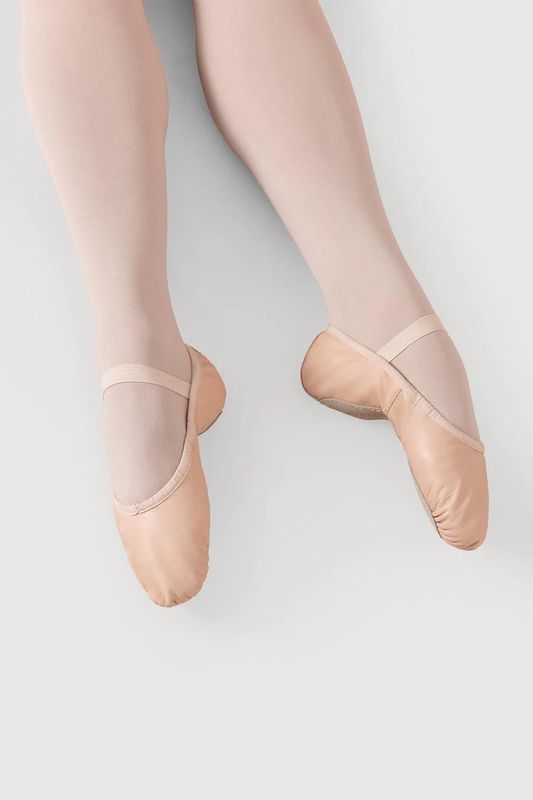 Sapato De Dança Bloch Dansoft II - Rosa Teatral Para Meninas