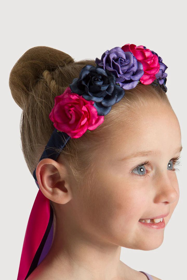 Bloch RAD Flower Head Dress, Colour: Fuschia