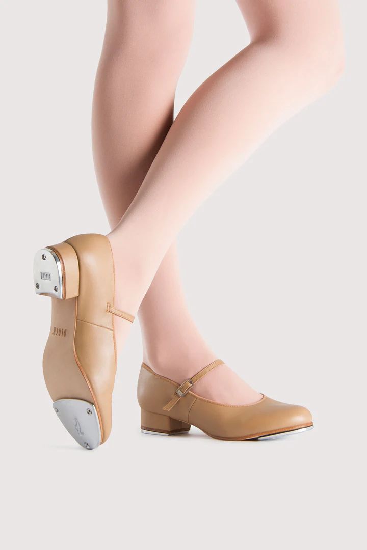 Bloch Tap On Adult, Colour: Tan, Size: 4