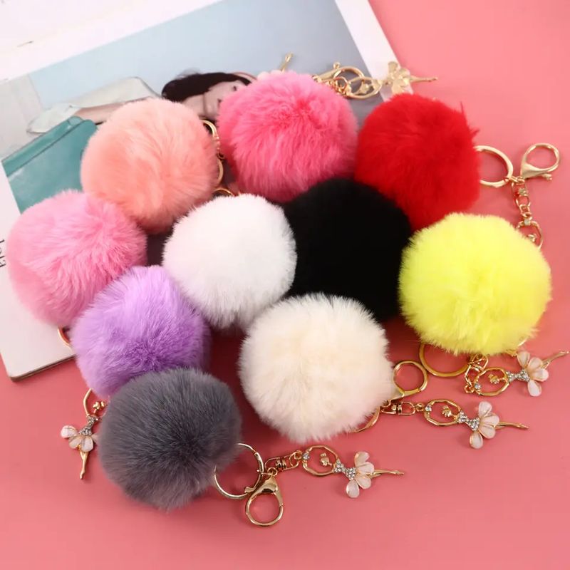 Pompom Ballerina Key Ring