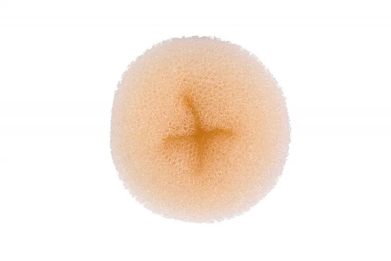 Hair Donut, Size: X-Small, Colour: Blonde