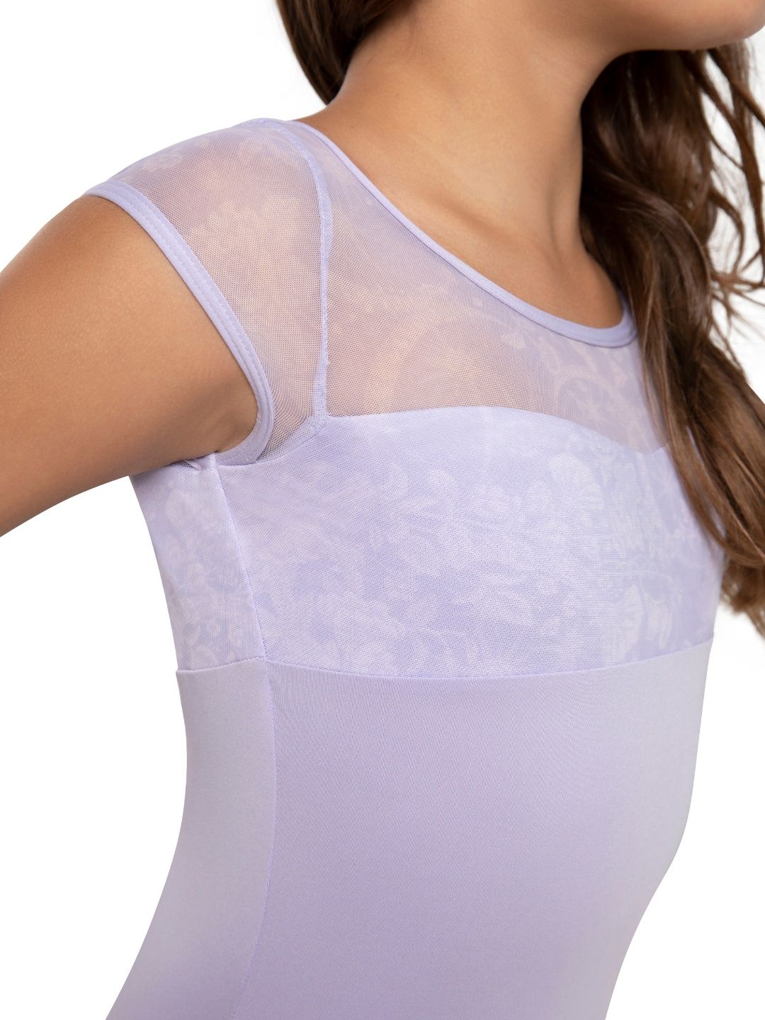 Pearl Leotard, Colour: Lavender, Size: Child Small