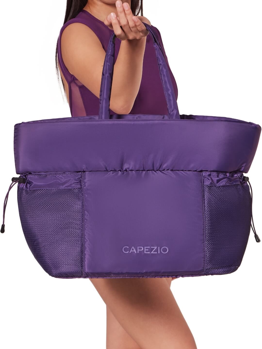 Studio Multi-Sleeve Tote, Colour: Aubergine