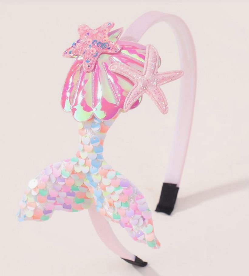 Mermaid Headband, Colour: Pink