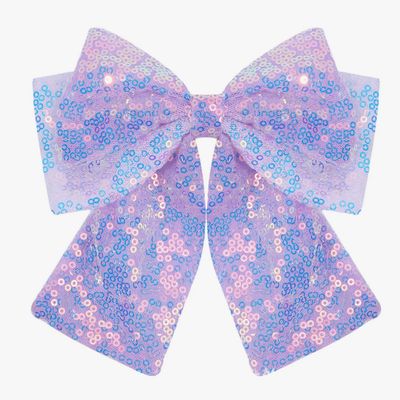 Sequin Bow Clips