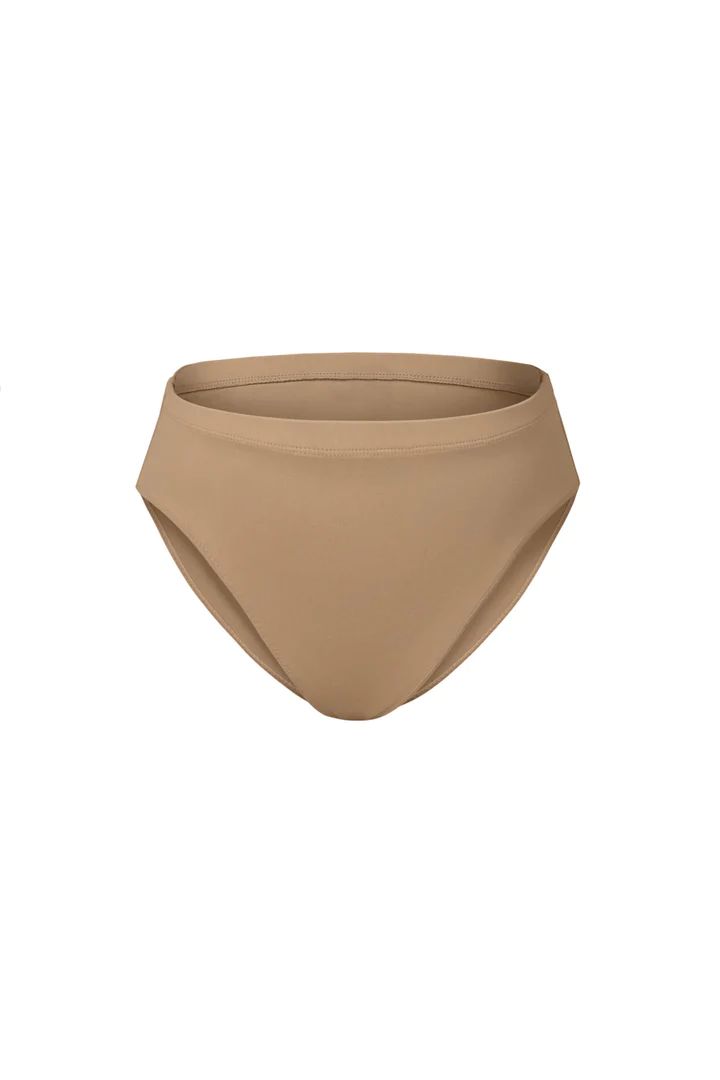 Bloch Zanniah Girls Brief, Size: CHS/4-6, Colour: Tan