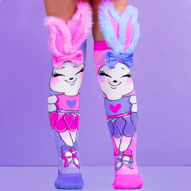 Ballerina Bunny Socks, Size: 6-99 Years