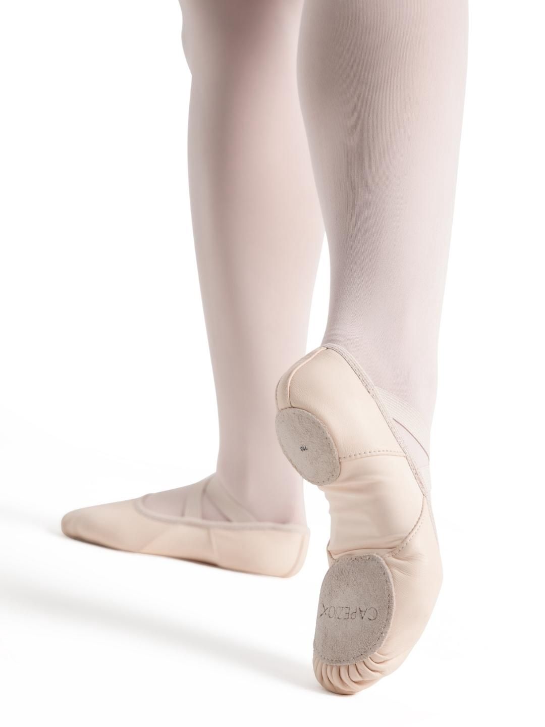Child Hanami Leather Ballet Shoe, Colour: Light Pink, Size: 10, Width: Medium