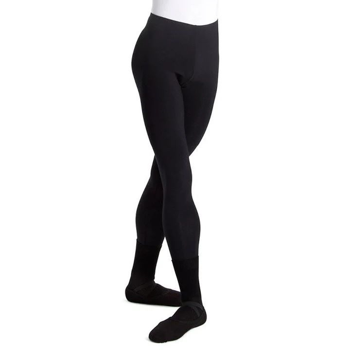 Bloch Dale High Waist Full Length Mens Legging, Colour: Black, Size: Petite