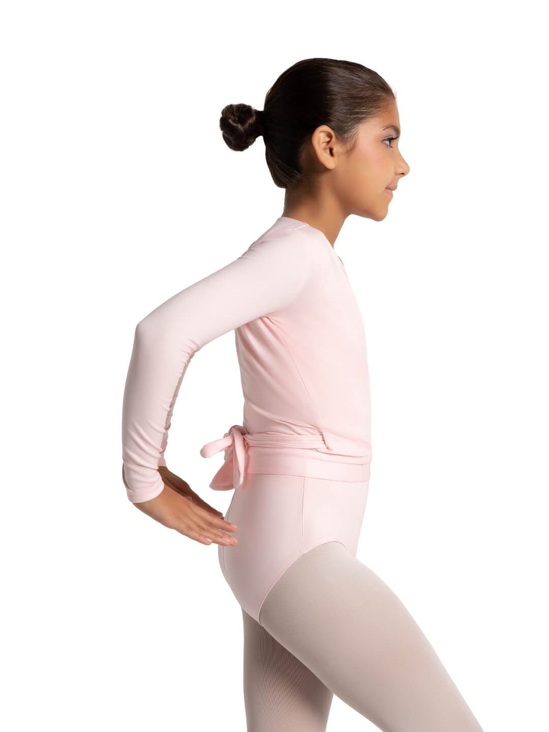 Wrap Top- Child, Colour: Pink, Size: Small