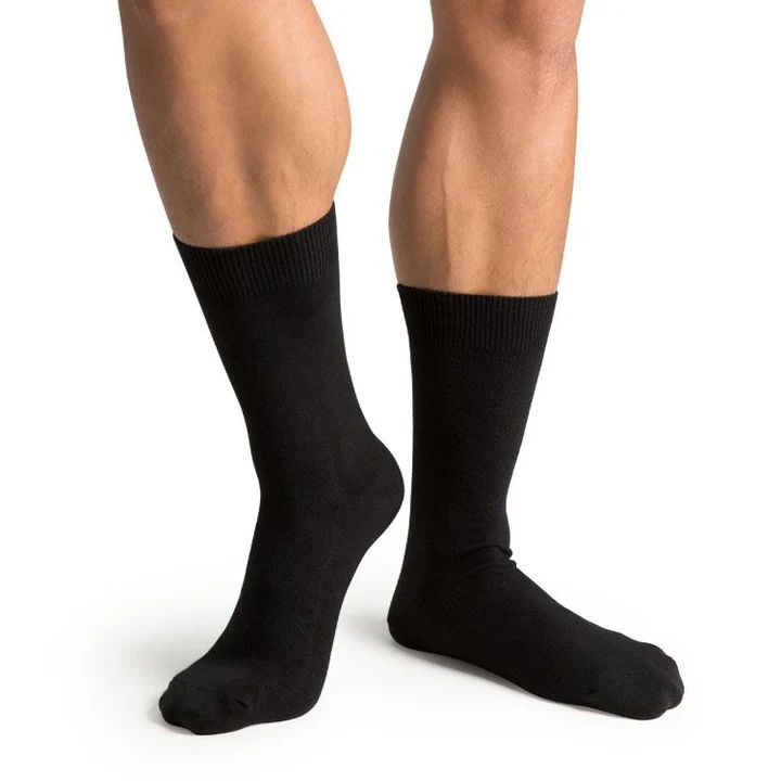 Bloch Mens Dance Socks 2 Pack - Black, Size: Adult Small