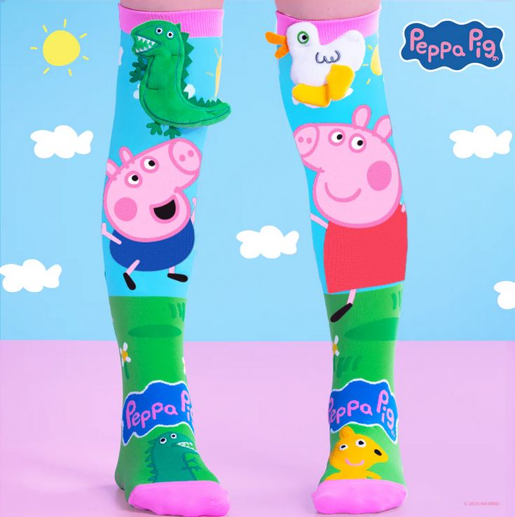 Peppa Pig &amp; George Socks, Size: 6-99 Years