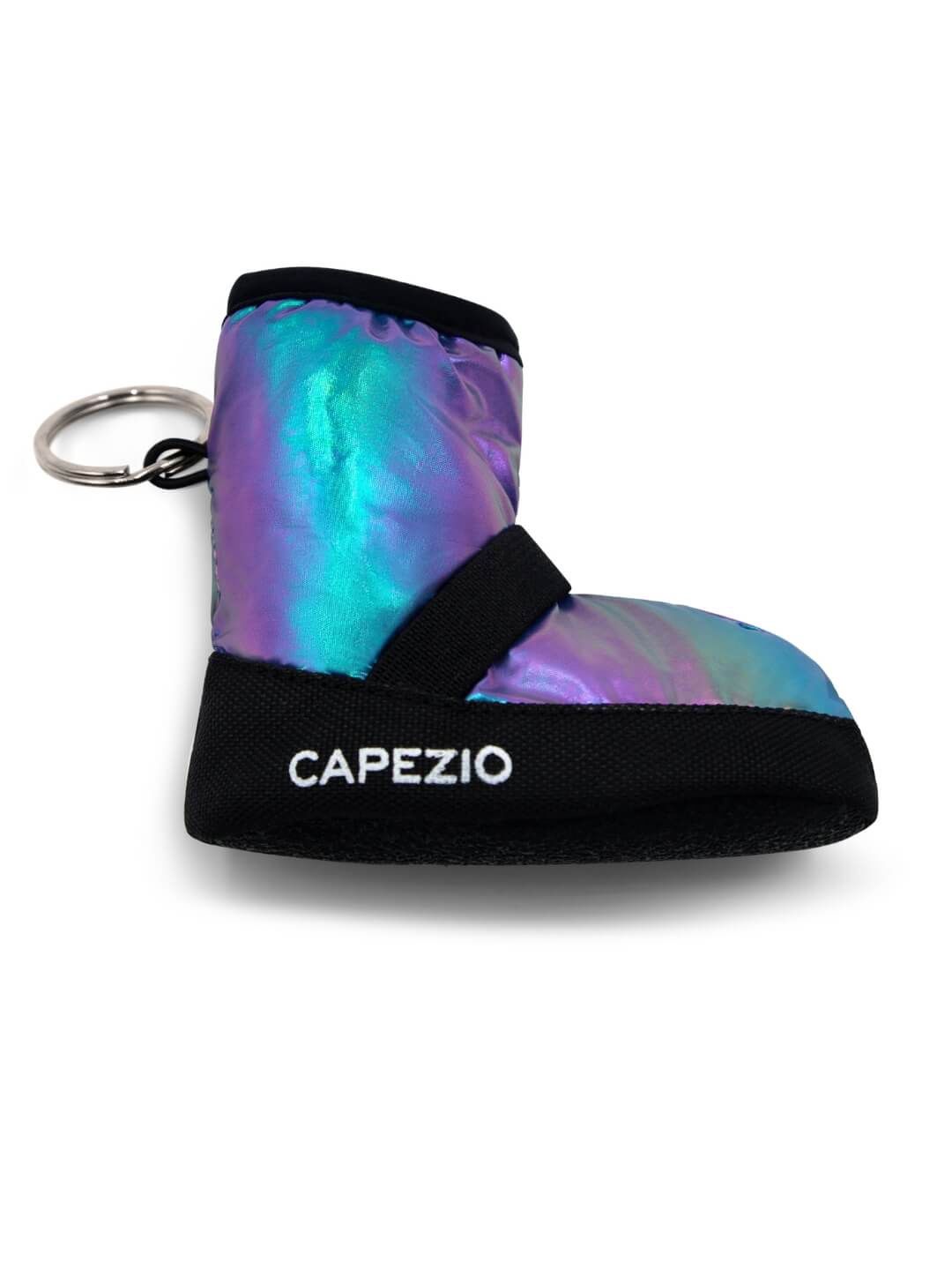 Mini Bootie Keychain, Colour: Metallic Rainbow
