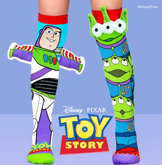 BUZZ AND ALIENS SOCKS