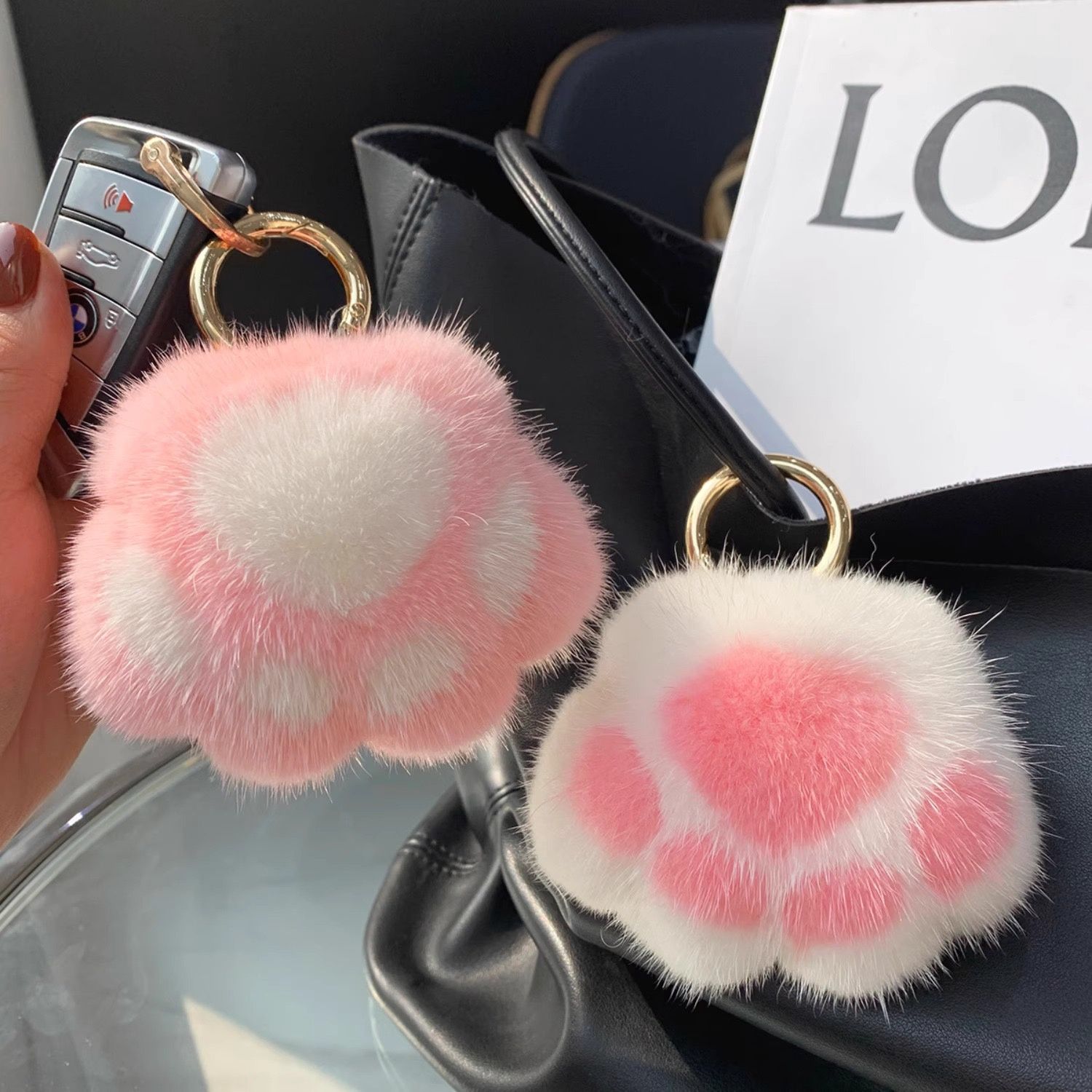 Cat Paw Keychain