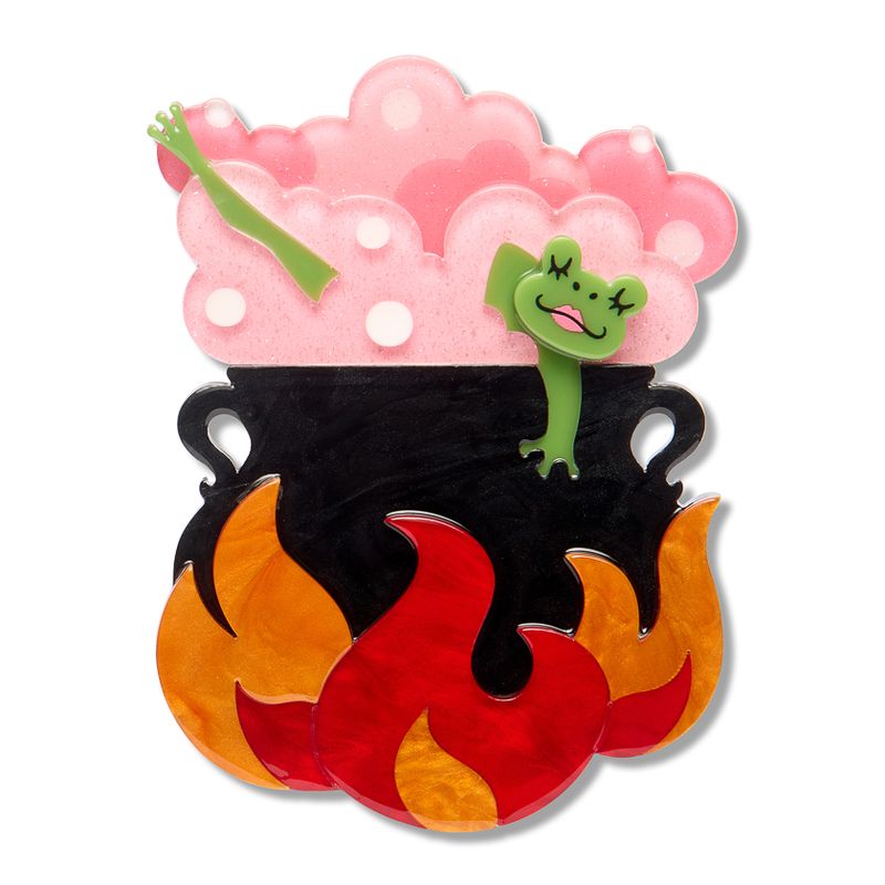 Spookin' Spa Day Brooch