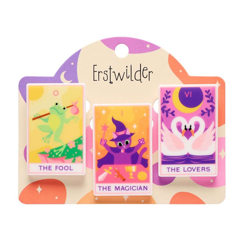 Tarot Simplified Mini Brooch Set - 3 Piece