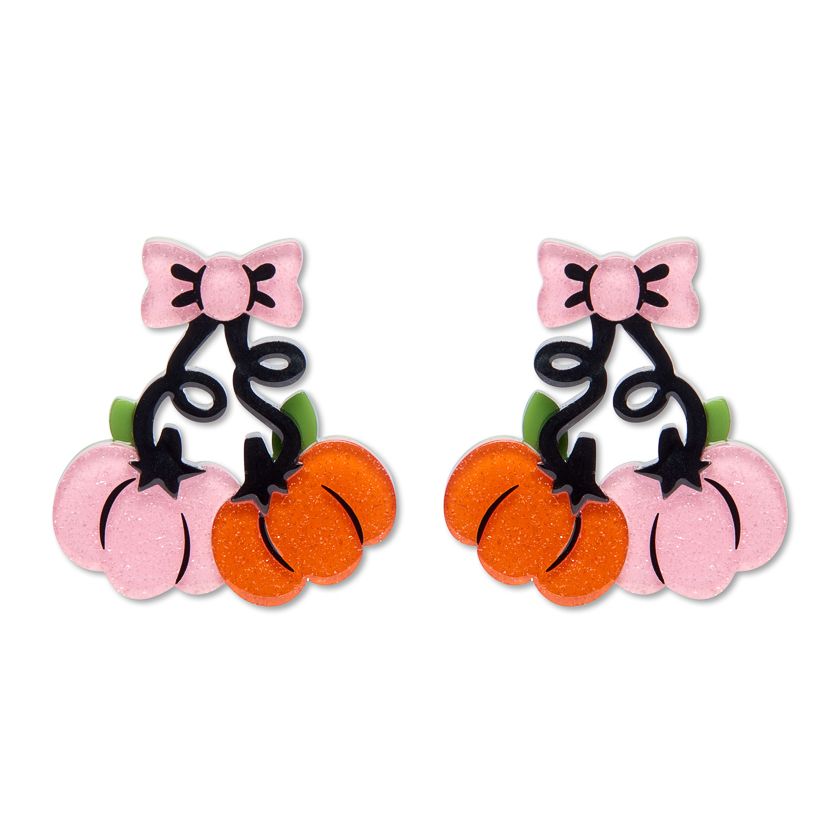 Pair O'Pumpkins Drop Earrings
