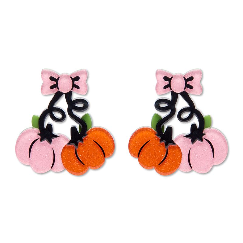 Pair O'Pumpkins Drop Earrings